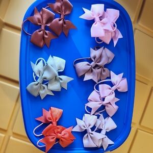 Charming Bow Hair Ties Set for Kids